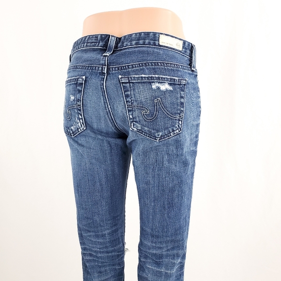 Anthro AG Adriano Goldschmied Cigarette Jeans Size 27 - Picture 9 of 12